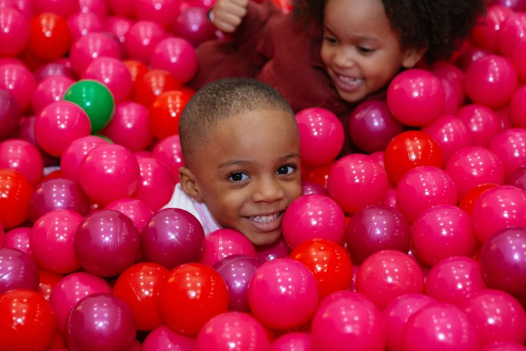 White Ball Pit Hire - Fun HQ  Ball pit party, Ball pit, Ball pit with slide